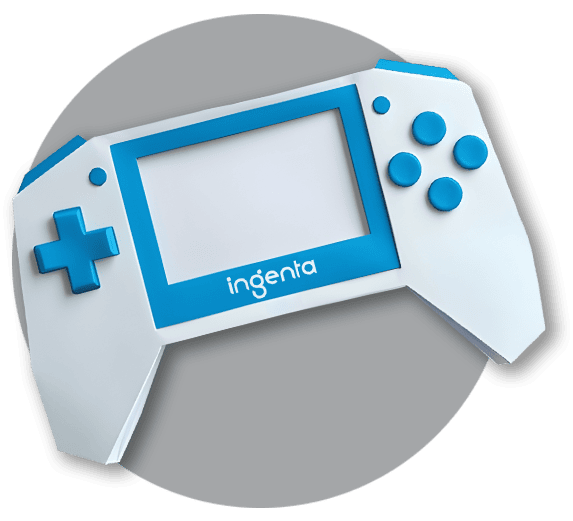 Ingenta Rocket taking off from book